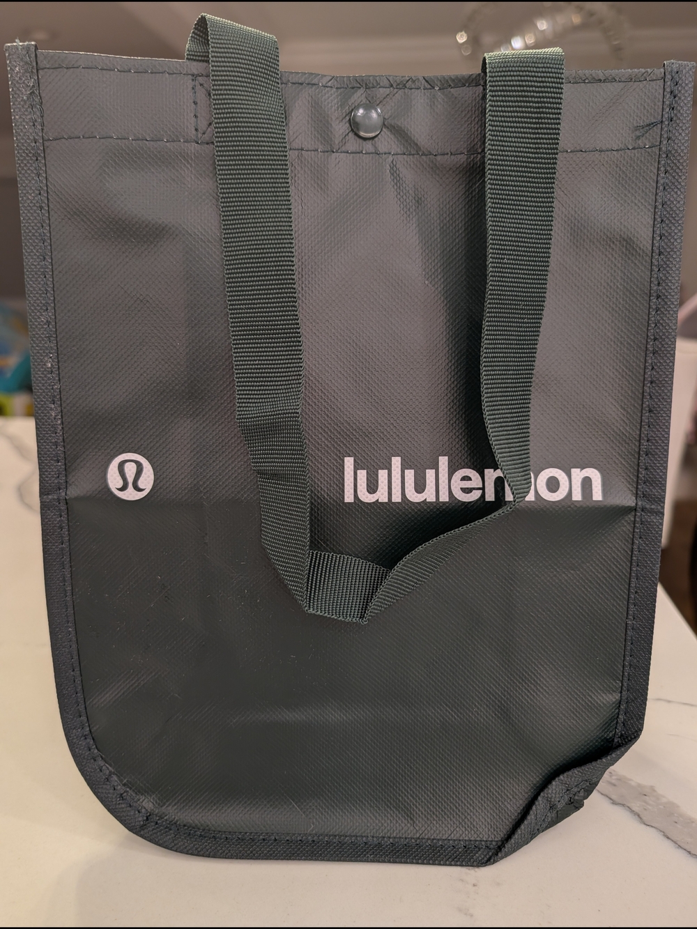 NWOT Lululemon Athletica Dark Green Reusable Tote Bag